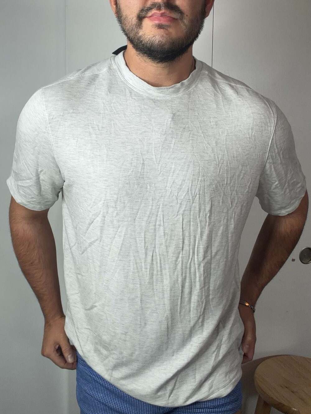 Lululemon Fundamental T-Shirt - Heathered Light Grey